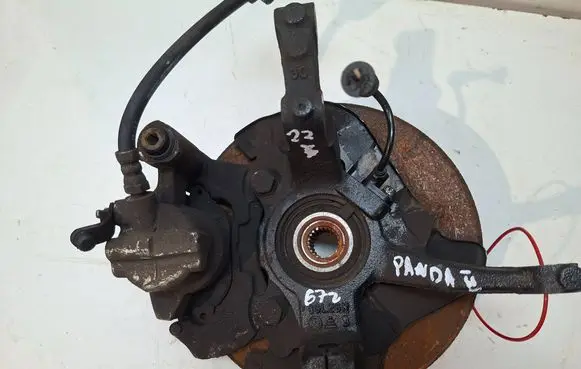 Fiat Panda II Front wheel hub spindle knuckle S27647672