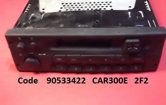 Opel Frontera B Radio/CD/DVD/GPS head unit 90533422 CAR300E