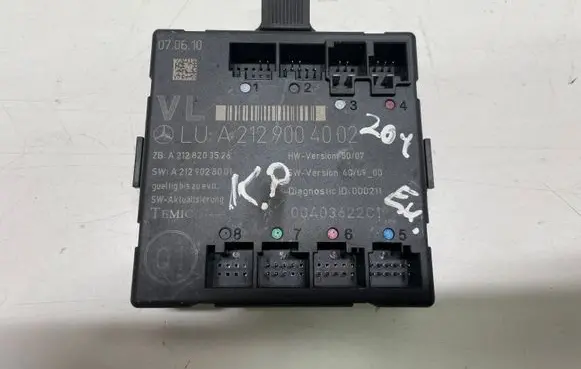 Mercedes-Benz C W204 Door control unit/module A2129004002