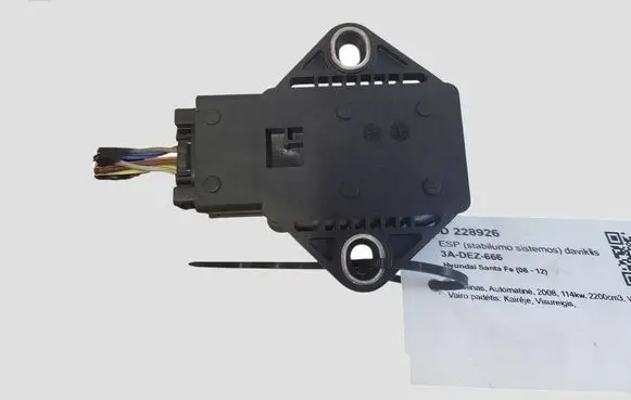 Hyundai Santa Fe ESP acceleration yaw rate sensor 0265005293 956903K000