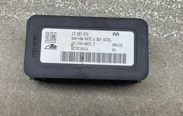 Opel Zafira B ESP acceleration yaw rate sensor 13257072