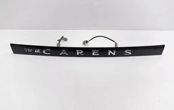Trunk door license plate light bar