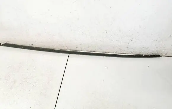 Front door glass trim molding