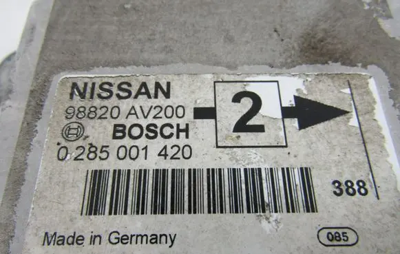Nissan Primera Airbag control unit/module 0285001420