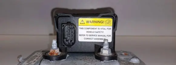 Volvo S80 ESP acceleration yaw rate sensor 6G9N14B296BB CA7R827EE50347