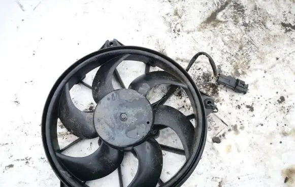 Peugeot 807 Radiator cooling fan shroud 1494742080