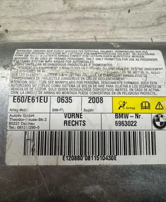 BMW 5 E60 E61 Front door airbag 6963022 E12088
