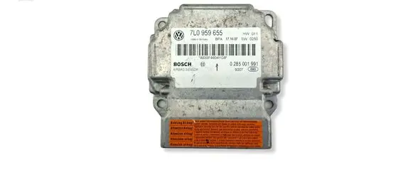 Volkswagen Touareg I Airbag control unit/module 7L0959655 0285001991