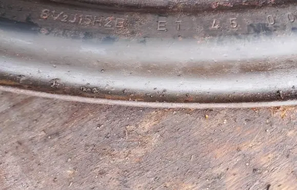 Renault Megane I R15 steel rim 