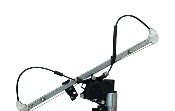 Sliding door window regulator with motor