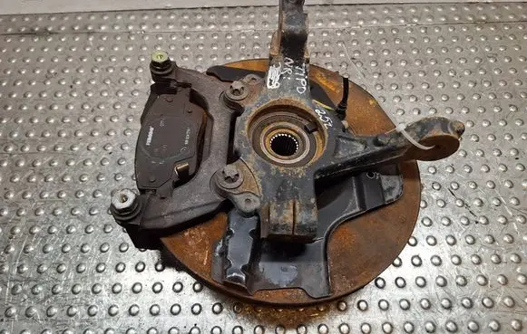Front wheel hub spindle knuckle
