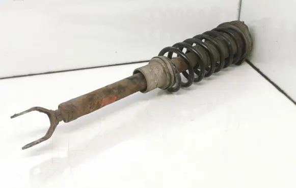 Front shock absorber with coil spring