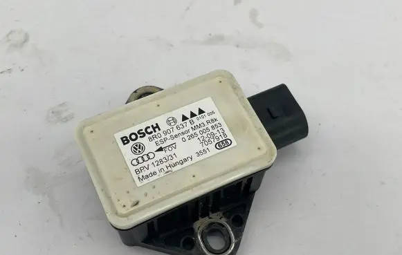 Audi A4 S4 B8 8K ESP acceleration yaw rate sensor 8R0907637B 0265005853