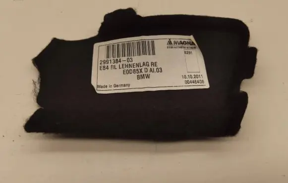 BMW X1 E84 Trunk/boot trim cover 2991384 00446408 E0D85XDL03