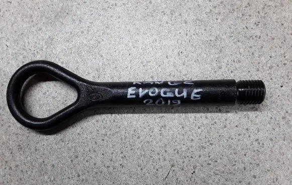 Towing hook eye