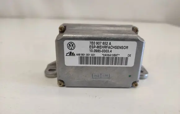 Volkswagen Touareg I ESP acceleration yaw rate sensor 7E0907652A 448801001021