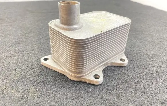 Engine oil radiator