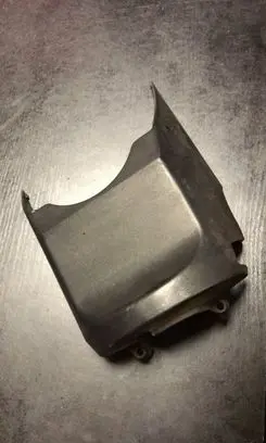 Steering wheel column trim