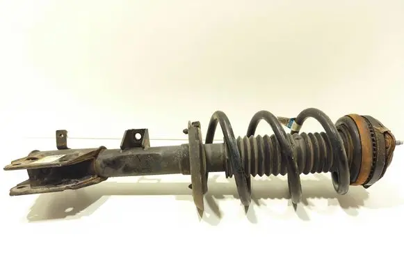 Front shock absorber with coil spring