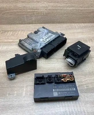 Volkswagen PASSAT B6 Engine ECU kit and lock set 03G906021NK 3C0905861G BMPWithKey