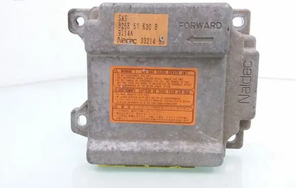 Mazda 323 F Airbag control unit/module B25E57K30B 9I14A 3321458