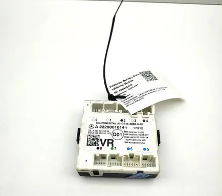 Mercedes-Benz C W205 Door control unit/module A2229001614 A2229015603