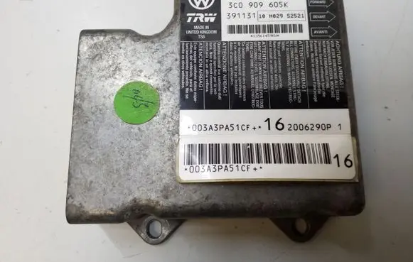 Volkswagen PASSAT B6 Airbag control unit/module 3C0909605K