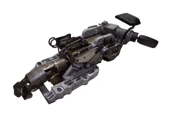 Steering wheel axle set