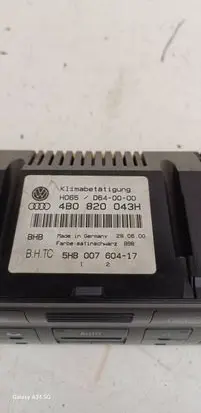 Audi A4 S4 B6 8E 8H Climate control unit 4B0820043H 5HB00760417