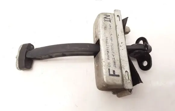 Front door check strap stopper