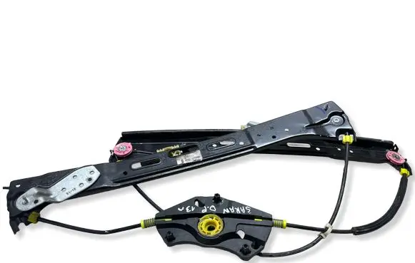 Volkswagen Sharan Front window lifting mechanism without motor 7N0837462