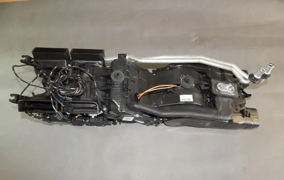 Interior heater climate box assembly