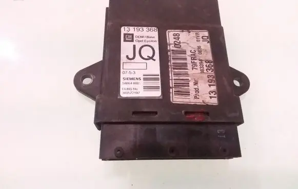 Opel Vectra C Door central lock control unit/module 13193368