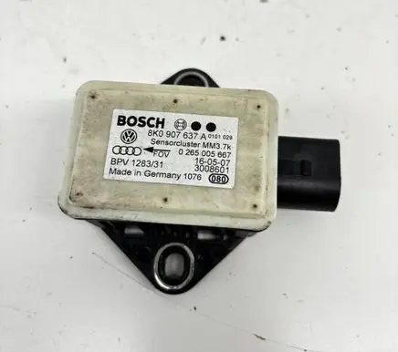 Audi S5 ESP acceleration yaw rate sensor 8K0907637A 8K0907637C