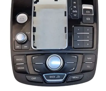 Audi A6 S6 C7 4G Central console control unit 4G2919610B