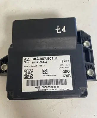 Volkswagen PASSAT B7 Hand brake control module 3AA907801H GN00238034K 18491001A