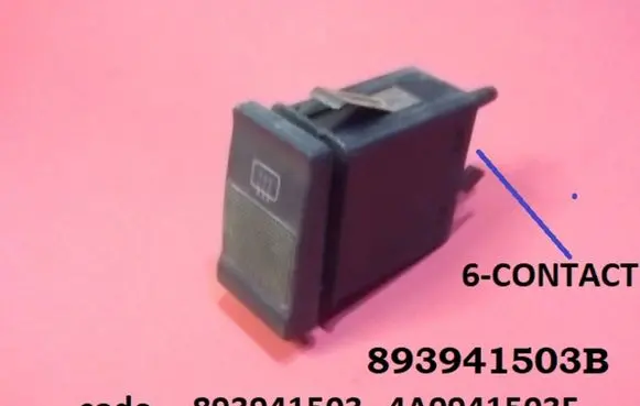 Audi 80 90 S2 B4 Windscreen/window heater switch 893941503 4A0941503F