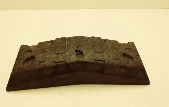 Front bumper foam support bar