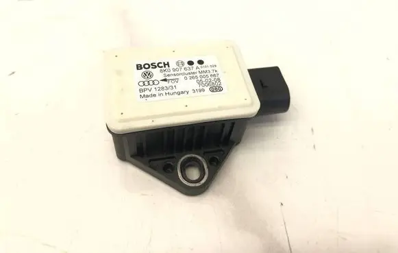 Audi A4 S4 B8 8K ESP acceleration yaw rate sensor 8K0907637A 0265005667 7906802