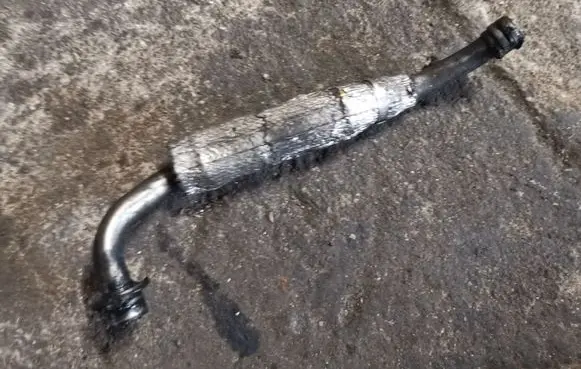 Audi A6 S6 C6 4F Turbo turbocharger oiling pipe/hose