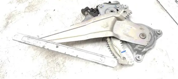 Rear door window regulator with motor