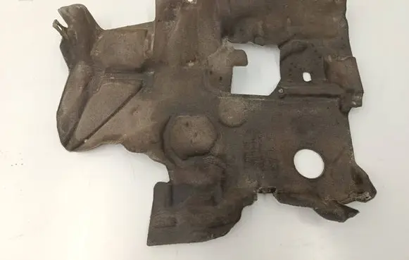 Heat shield in engine bay