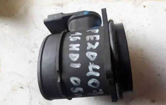 Peugeot 407 Mass air flow meter 9650010780