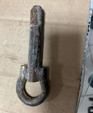 Towing hook eye