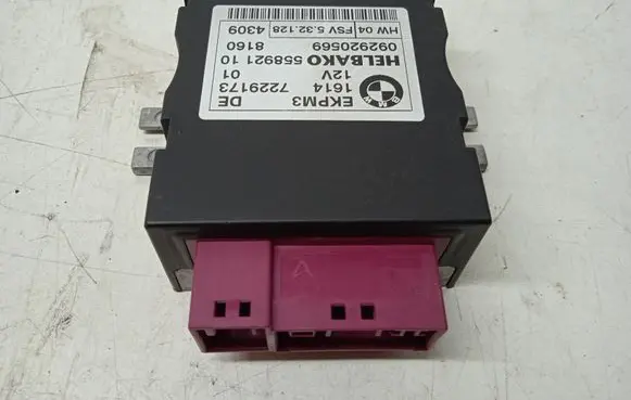 BMW 3 E90 E91 Fuel injection pump control unit/module 7229173