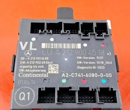Mercedes-Benz E W212 Door control unit/module A2129004518