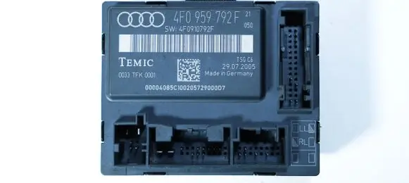 Audi A6 S6 C6 4F Door control unit/module 4F0959792F