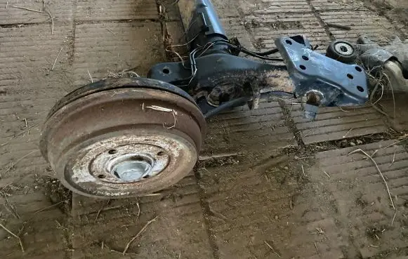 Peugeot 207 Rear axle beam 