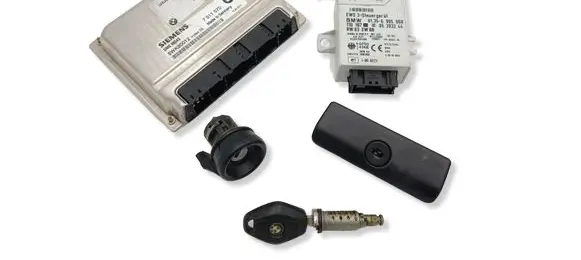 BMW 3 E46 Engine ECU kit and lock set 7511570 61356905668 6905668