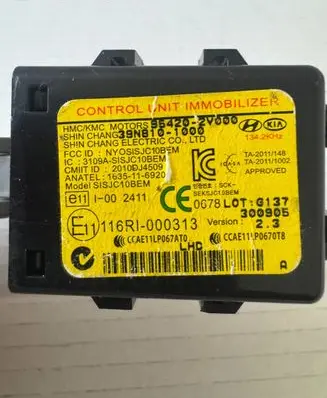 KIA Ceed Immobilizer control unit/module 954202V000 116R1I000313